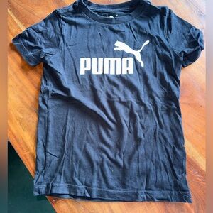 Puma boys tshirt black